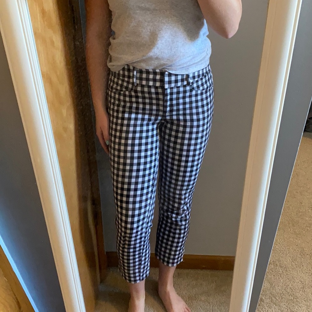 Gingham Dress Pants